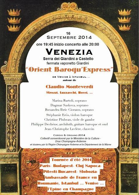 Grand concert de musique baroque à la Serra dei Giardini le 16 septembre