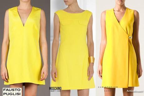 jenifer robe trepeze jaune