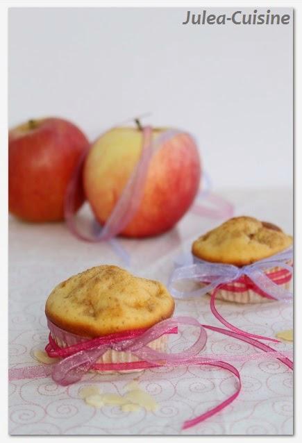 Foodista#1 : Muffins Pomme Cannelle tous légers {Sans Beurre}