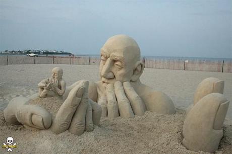 sand art sculpture dessin sable plage mogwaii (52)