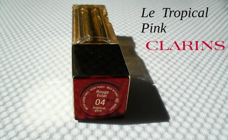 CLARINS : Les Jours  Rouges Éclats : N°04 Le Tropical  Pink :