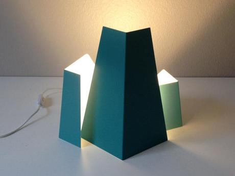 lampe à poser design steel light métal designer france Tamim Daoudi Coup de coeur PDW 2014 : La lampe FRAGMENT par Tamim Daoudi