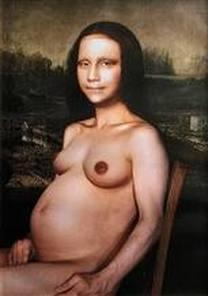 Morimura Mona lisa pregnancy
