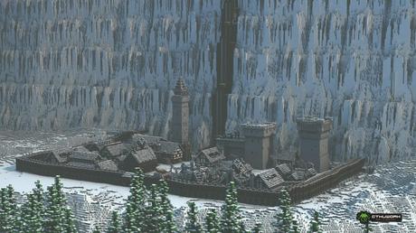 Une copie du Château Noir de Game of Thrones dans Minecraft