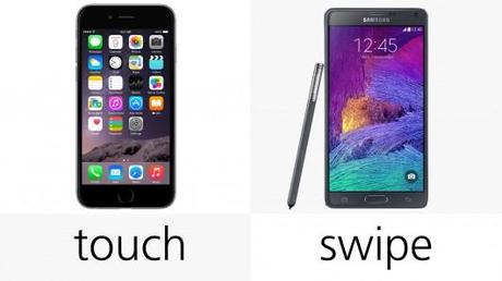 Comparatif iPhone 6 Plus vs. Samsung Galaxy Note 4