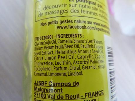 Huile anti-cellulite tonifiante - LE PETIT MARSEILLAIS