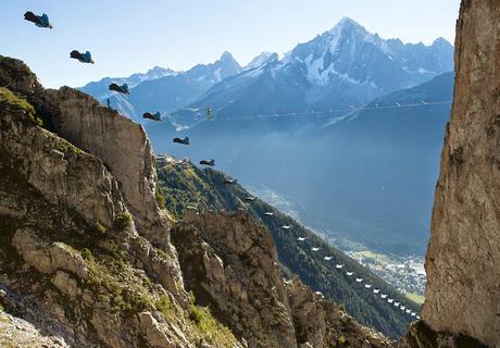 Wingsuit VS Highline - Les idées saugrenues de J. Millot