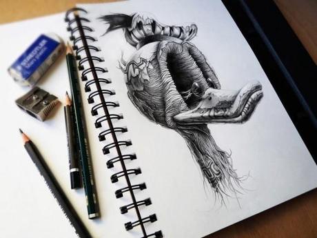 pez sketchbook illustration destroy crayon mogwaii 11