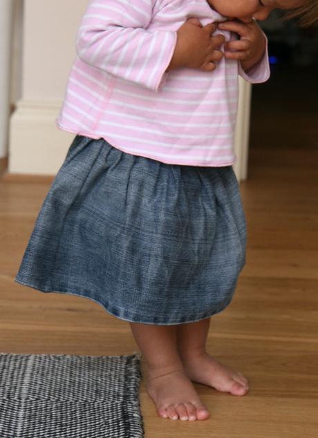 jupe vicky devant Patron gratuit : la jupe Vicky pour bébé fille