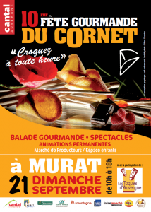 Affiche de la Fête du Cornet