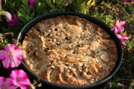 Quatre-quarts pommes et noisettes