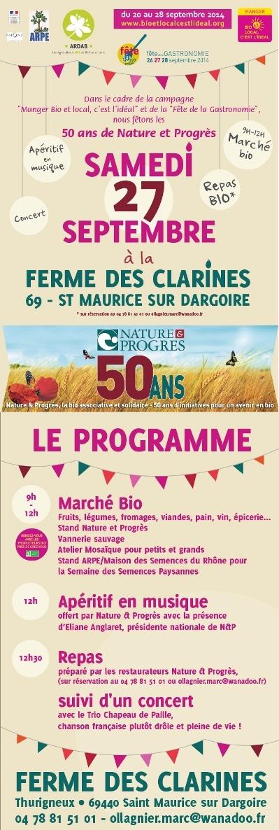 50 ans de Nature & progrès