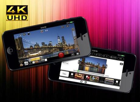 Vizzywig 4K iPhone 1 Une appli à 900€ pour filmer en 4K