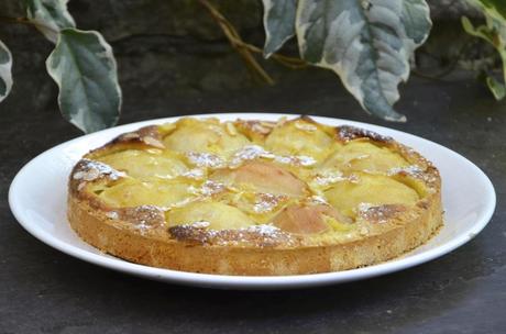 Tarte amandine aux poires