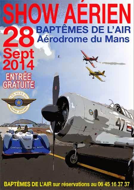 Show aérien Le Mans
