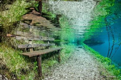 Le Photographe Marc Henauer immortalise un parc inondé par les eaux.