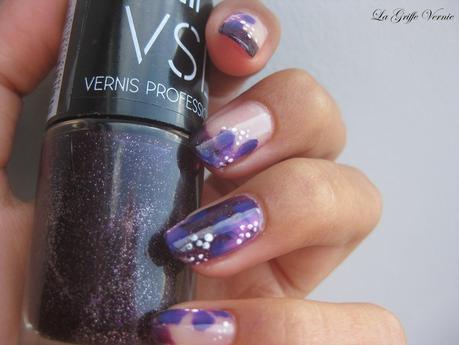 1er One Stroke en violet pour Vanille et les Vernis !