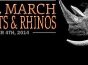 Marche pour éléphants rhinocéros