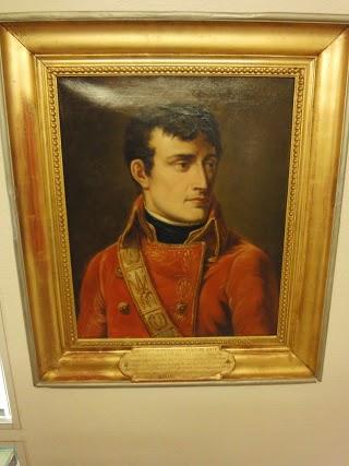 Portrait de Napoléon au Musée au Col du Grand-St-Bernard