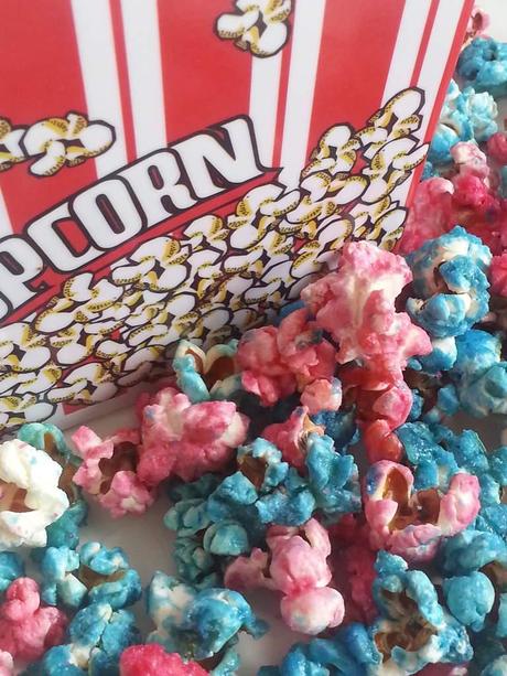 Popcorn colorés sucrés