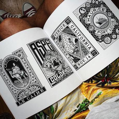 Old style tattoo, illustration and graffiti by Franck Pellegrino
