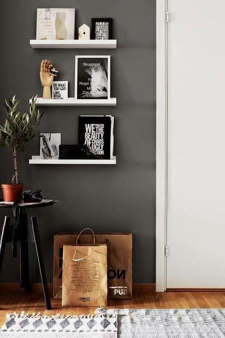 Mur noir Planete déco Semaine 38 sur les blogs déco