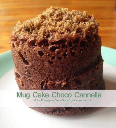 Mug Cake Chocolat-Canelle sans gluten et sans lait