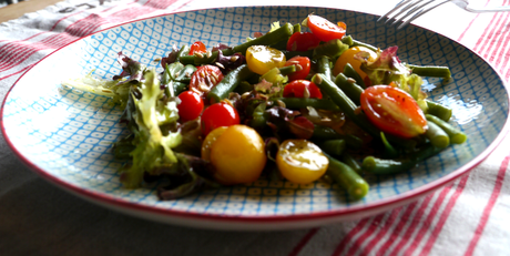 Salade express d’haricots, so veggie