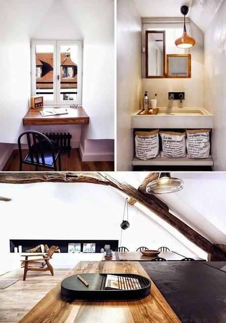 Paris / L' appartement de 40 m² d'un jeune couple de designers /