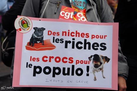 Manifestation pour la défense des retraites