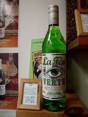 un verre d'Absinthe