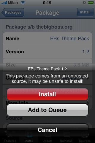 EBs Theme pack iPhone