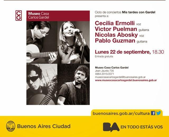 Guitares et voix ce soir au Museo Casa Carlos Gardel [à l'affiche]