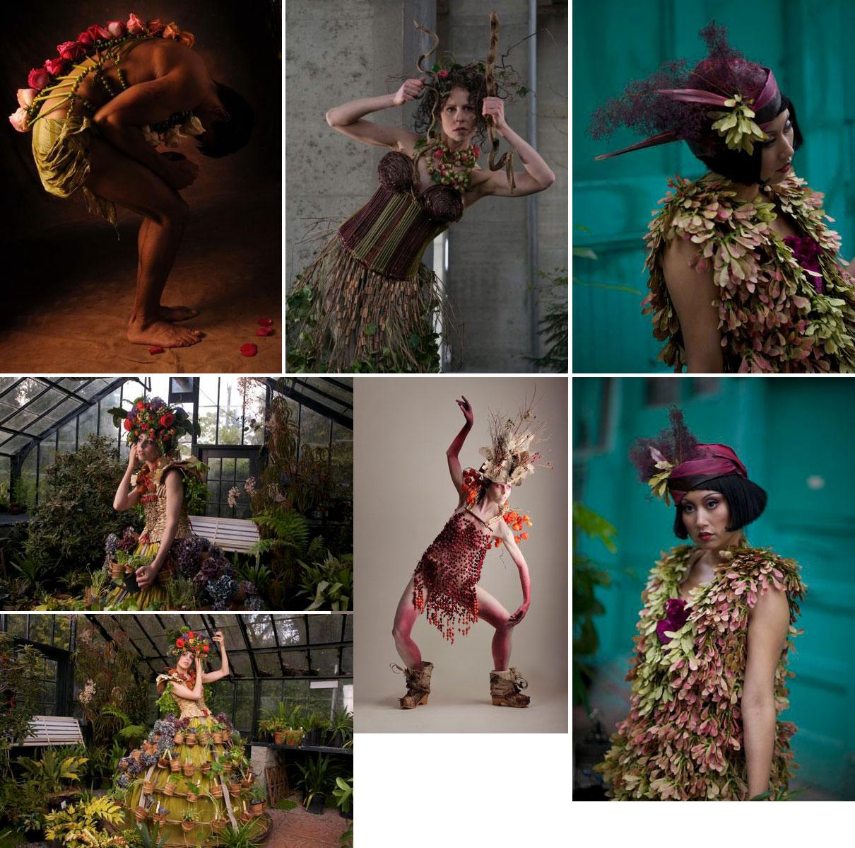 Nicole Dextras – Little Green Dress Projekt – couture nature écologique et durable -