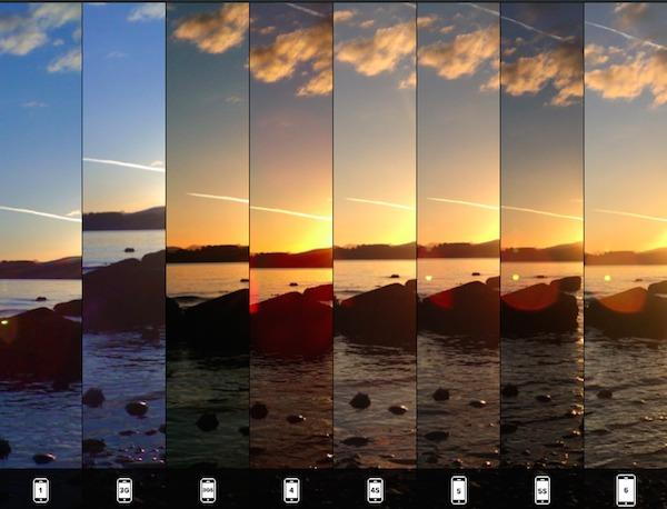 L'appareil Photo de l'iPhone à travers le temps, du 2G au 6 Plus