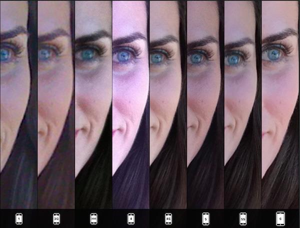 L'appareil Photo de l'iPhone à travers le temps, du 2G au 6 Plus