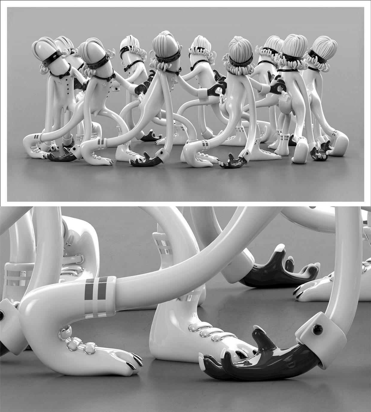 Sculptures digitales Mark Gmehling Mark Gmehling – sculptures digitales plastic