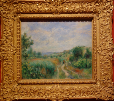 Renoir, paysage aux enirons d'Essoyes aux deux figures, 1892 Kunsmuseum de Bâle