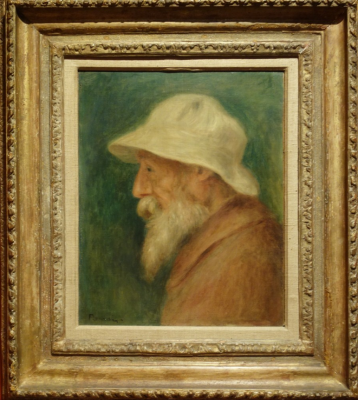 Autoportrait en chapeau blanc 1910 Huile sur toile 42 x 33 cm Collection particulière