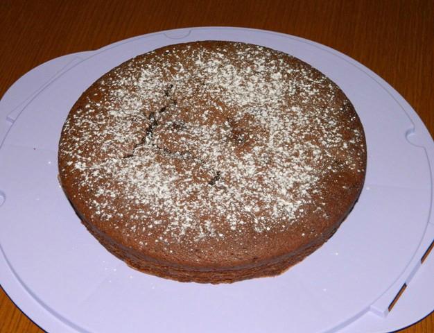 Gâteau yaourt, chocolat, framboises