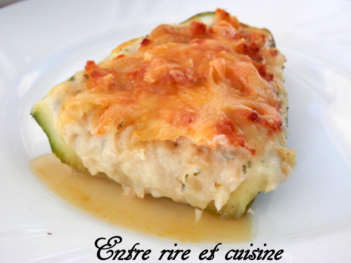 Courgettes farçies à la Brandade de Morue