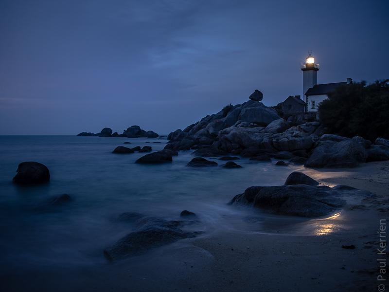 soir à Brignogan à la pointe de Pontusval