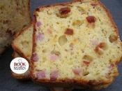Cake lardons fumés mozzarella tomates séchées