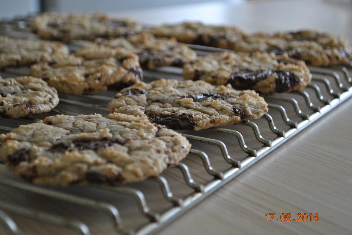 Cookies pépites de chocolat, moelleux et croustillants