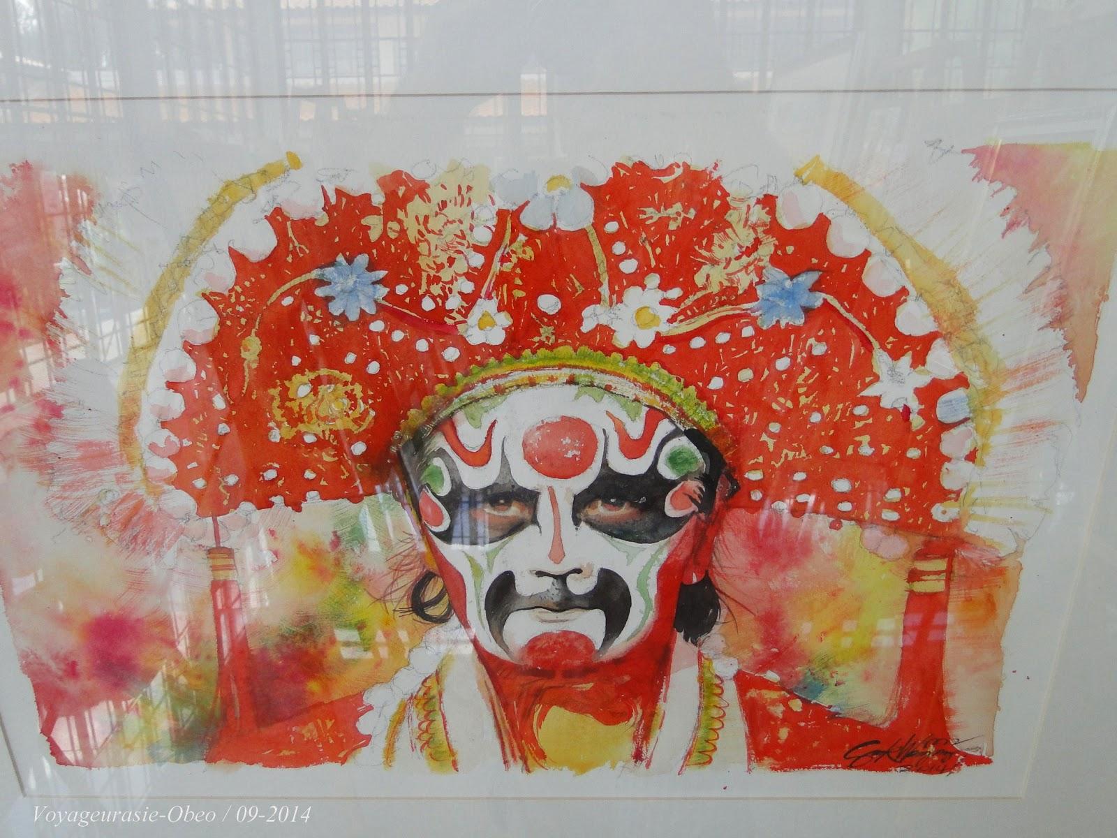 Peintres et faces en Udon-Thani,