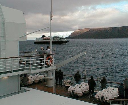 il y a 15 ans, 1er embarquement à bord d'un express-côtier Hurtigruten - le retour