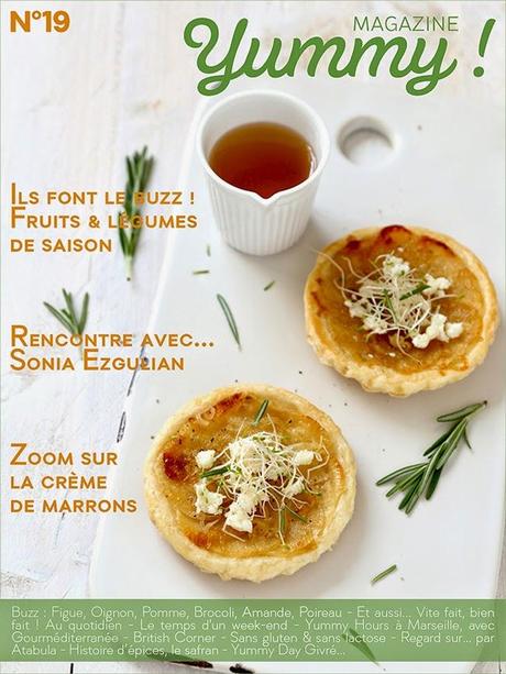 Yummy Magazine n°19 et une recette terre-mer automnale !