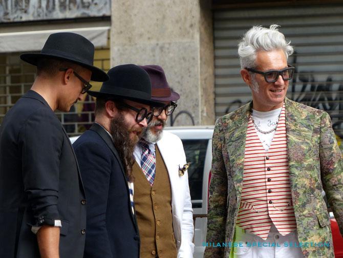 gianni fontana with friends Milan Fashion Week, septembre 2014