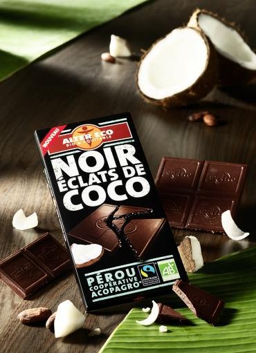 Alter Eco lance son nouveau chocolat noir éclats de Coco bio équitable