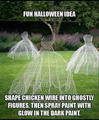 idees halloween fantomes